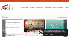 Desktop Screenshot of lis.u-pec.fr
