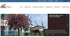 Desktop Screenshot of medecine.u-pec.fr