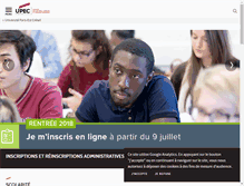Tablet Screenshot of lettres-sh.u-pec.fr