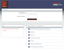 Tablet Screenshot of eprel.u-pec.fr